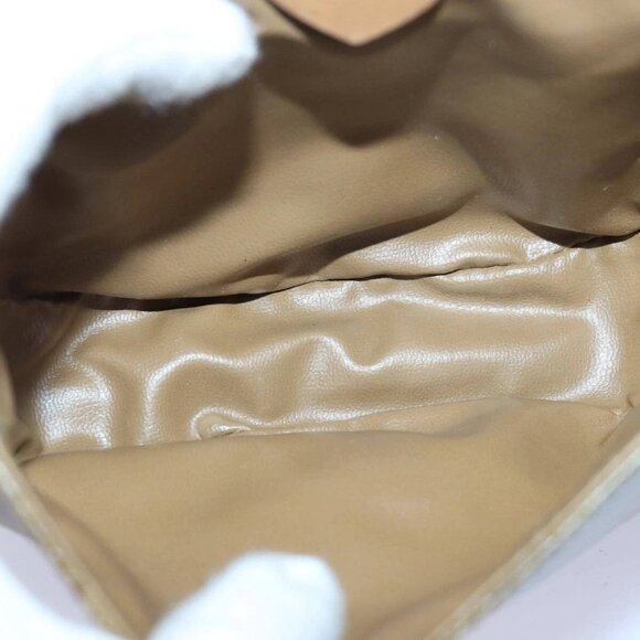 CELINE Macadam Canvas Shoulder Bag Beige Auth - Picture 14 of 16